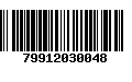 Código de Barras 79912030048