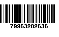 Código de Barras 79963282636