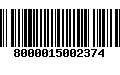 Código de Barras 8000015002374