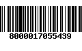 Código de Barras 8000017055439