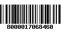 Código de Barras 8000017068460