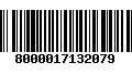 Código de Barras 8000017132079