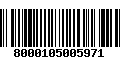 Código de Barras 8000105005971