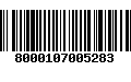 Código de Barras 8000107005283