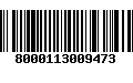 Código de Barras 8000113009473