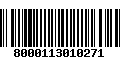 Código de Barras 8000113010271