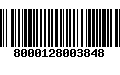 Código de Barras 8000128003848