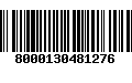 Código de Barras 8000130481276