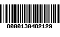 Código de Barras 8000130482129