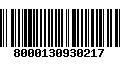 Código de Barras 8000130930217