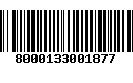 Código de Barras 8000133001877