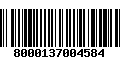 Código de Barras 8000137004584