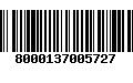 Código de Barras 8000137005727