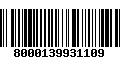 Código de Barras 8000139931109