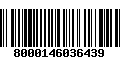 Código de Barras 8000146036439