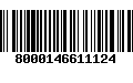 Código de Barras 8000146611124