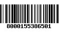 Código de Barras 8000155386501