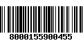 Código de Barras 8000155900455