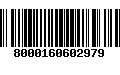 Código de Barras 8000160602979