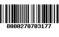 Código de Barras 8000270703177