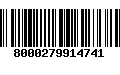 Código de Barras 8000279914741