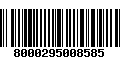 Código de Barras 8000295008585