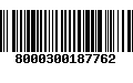 Código de Barras 8000300187762