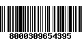 Código de Barras 8000309654395