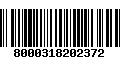 Código de Barras 8000318202372