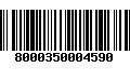 Código de Barras 8000350004590