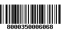 Código de Barras 8000350006068