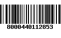 Código de Barras 8000440112853