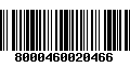 Código de Barras 8000460020466