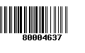 Código de Barras 80004637