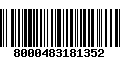 Código de Barras 8000483181352