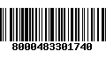 Código de Barras 8000483301740