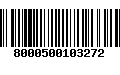 Código de Barras 8000500103272