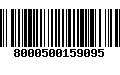 Código de Barras 8000500159095