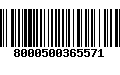 Código de Barras 8000500365571