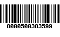 Código de Barras 8000500383599