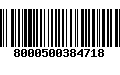 Código de Barras 8000500384718