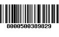 Código de Barras 8000500389829