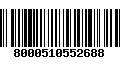 Código de Barras 8000510552688