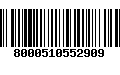 Código de Barras 8000510552909