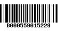 Código de Barras 8000559015229