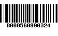 Código de Barras 8000560990324