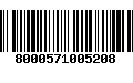 Código de Barras 8000571005208