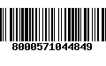 Código de Barras 8000571044849