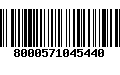 Código de Barras 8000571045440