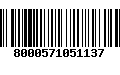 Código de Barras 8000571051137